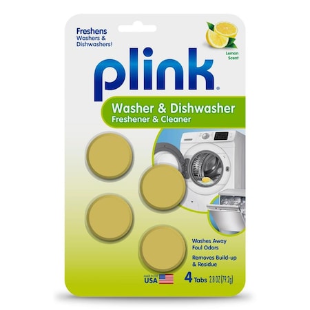 Summit Brands Fresh Lemon Scented Washer & Dishwasher Freshener Cleaner - 4 Count SU571592